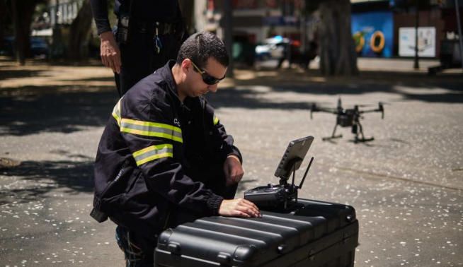 Incendio en el interior del edificio Hamilton.