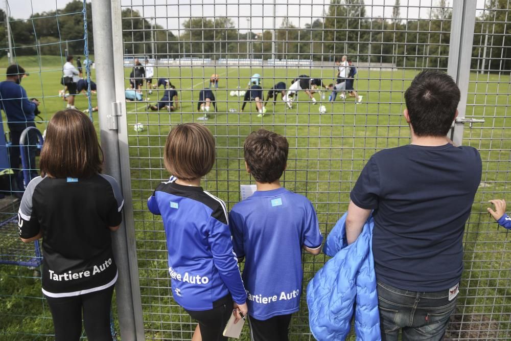 Entrenamiento del Oviedo