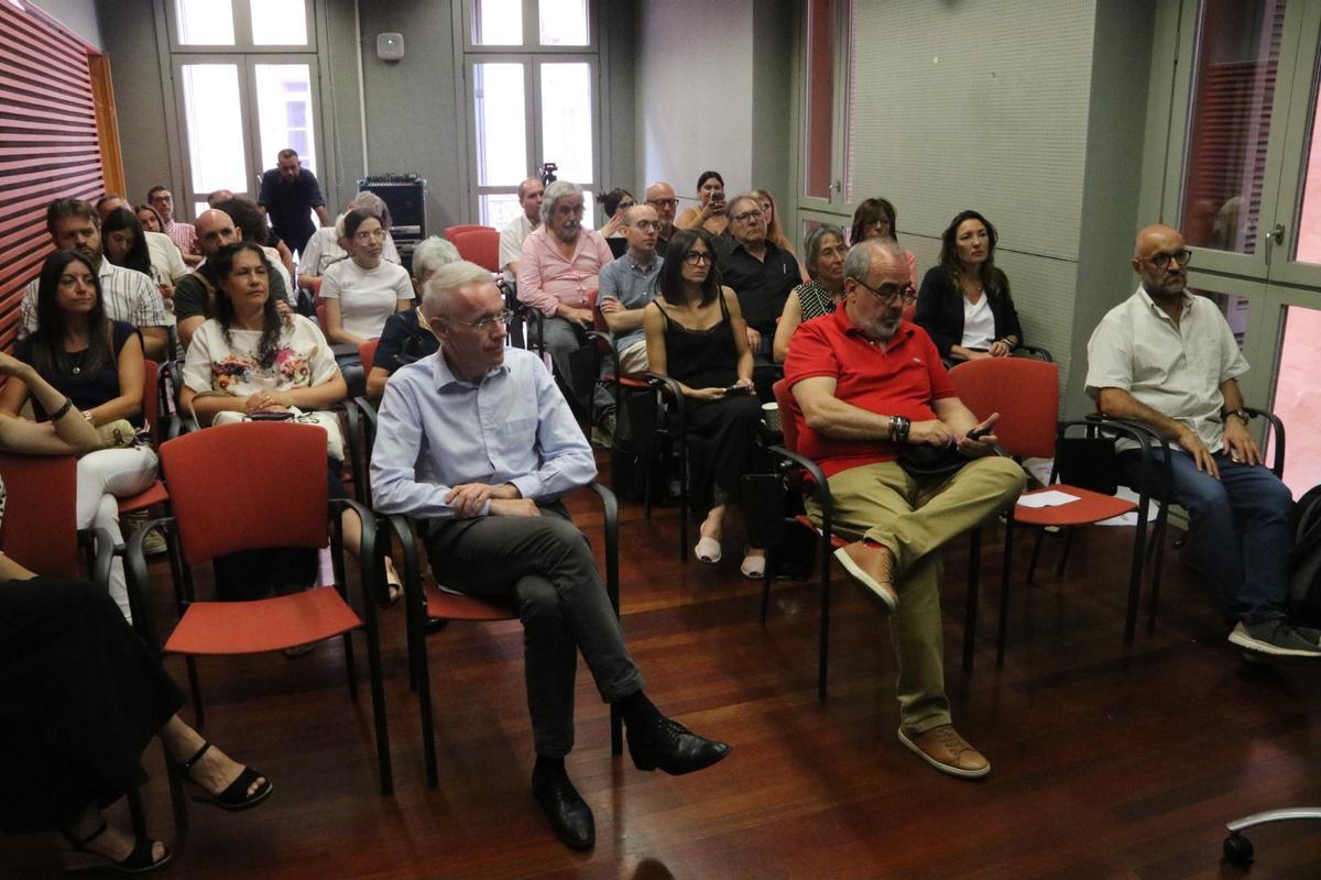 El públic assitent a l'acte de presentació del projecte