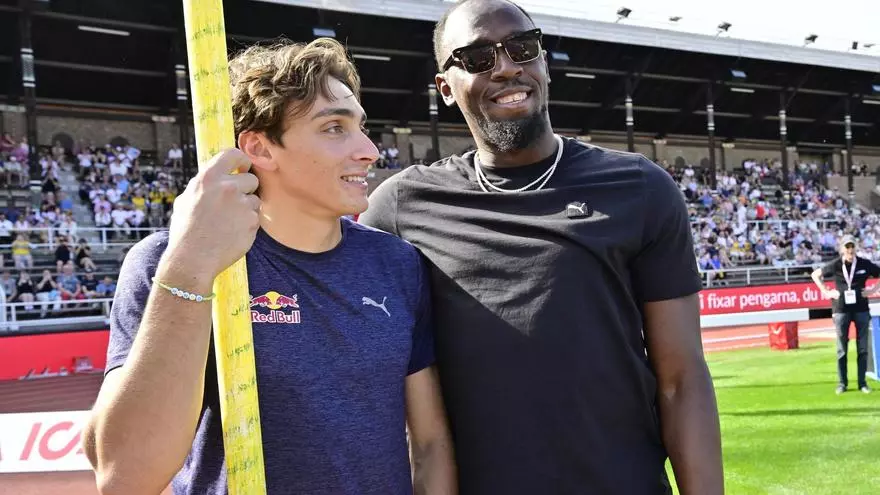 Duplantis establece un nuevo récord del mundo de salto con pértiga con 6,28 metros