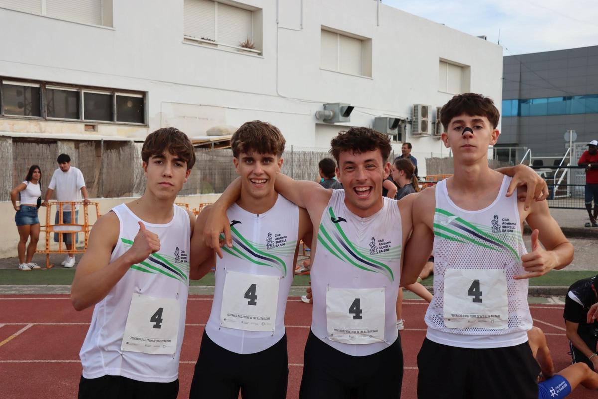 Cuarteto del Siurell, ganador del 4x400