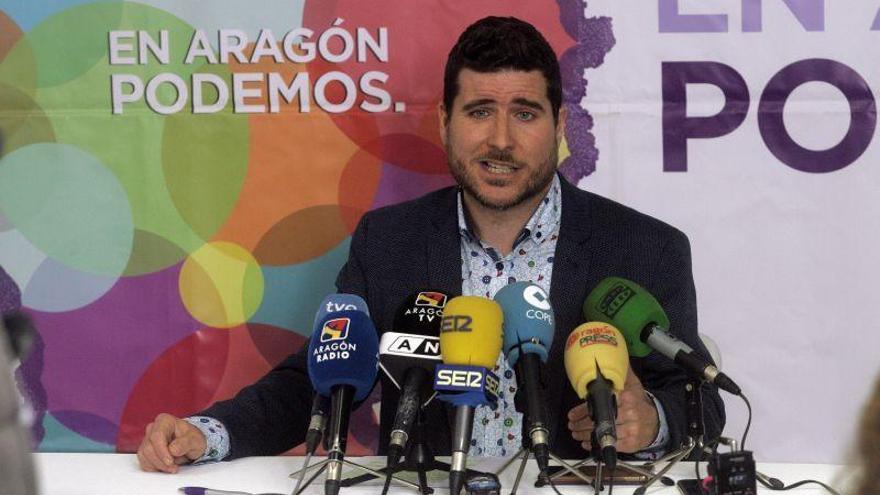 Podemos destituye a Nacho Escartín como secretario general de Podemos Aragón y coloca a una gestora