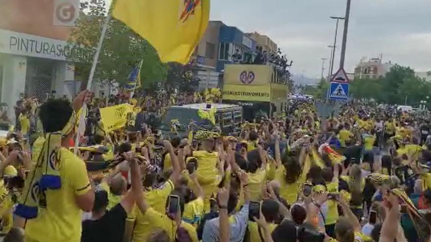 En la celebración por el primer título del Villarreal no falta nadie.