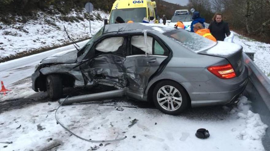 Un hombre muere en un accidente en Ourense