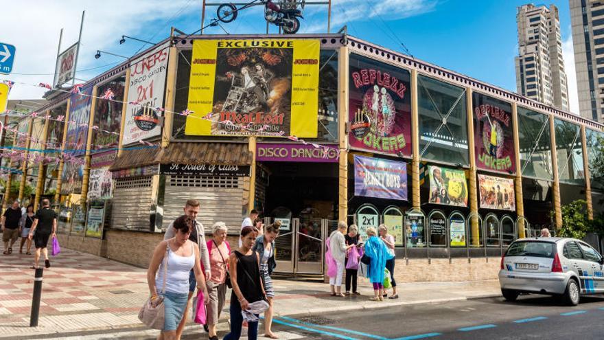 Fachada de la discoteca de Benidorm en la que ocurrieron los hechos.