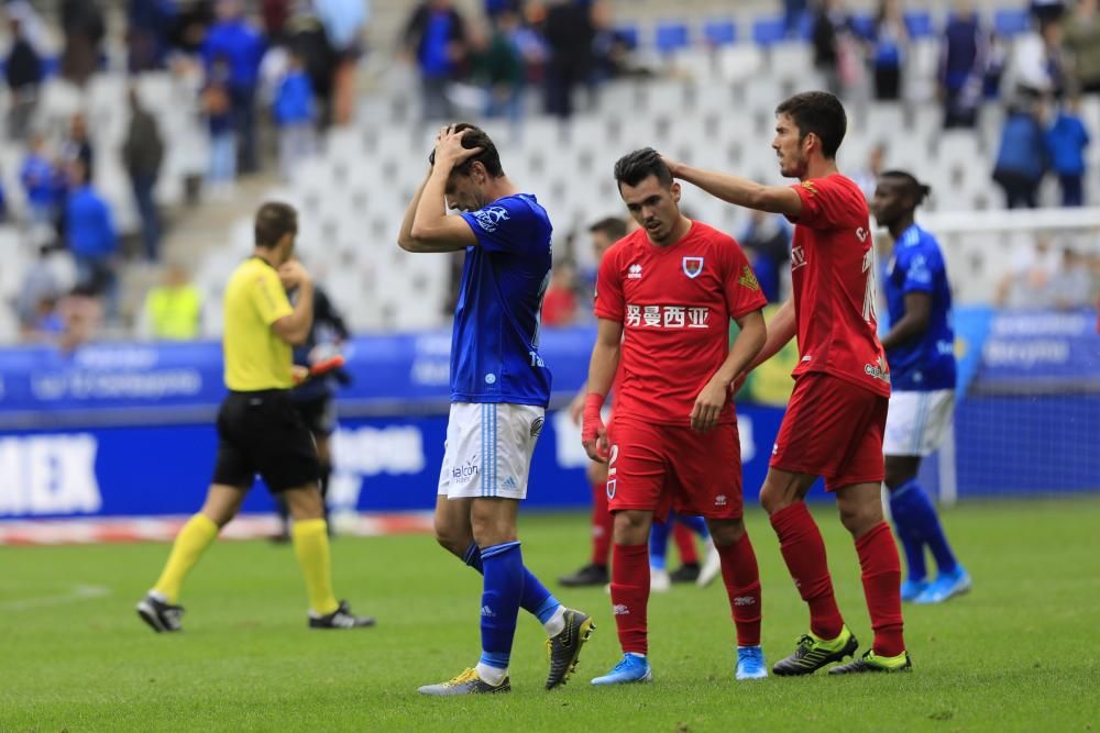 El partido del Oviedo ante el Numancia, en imágenes.