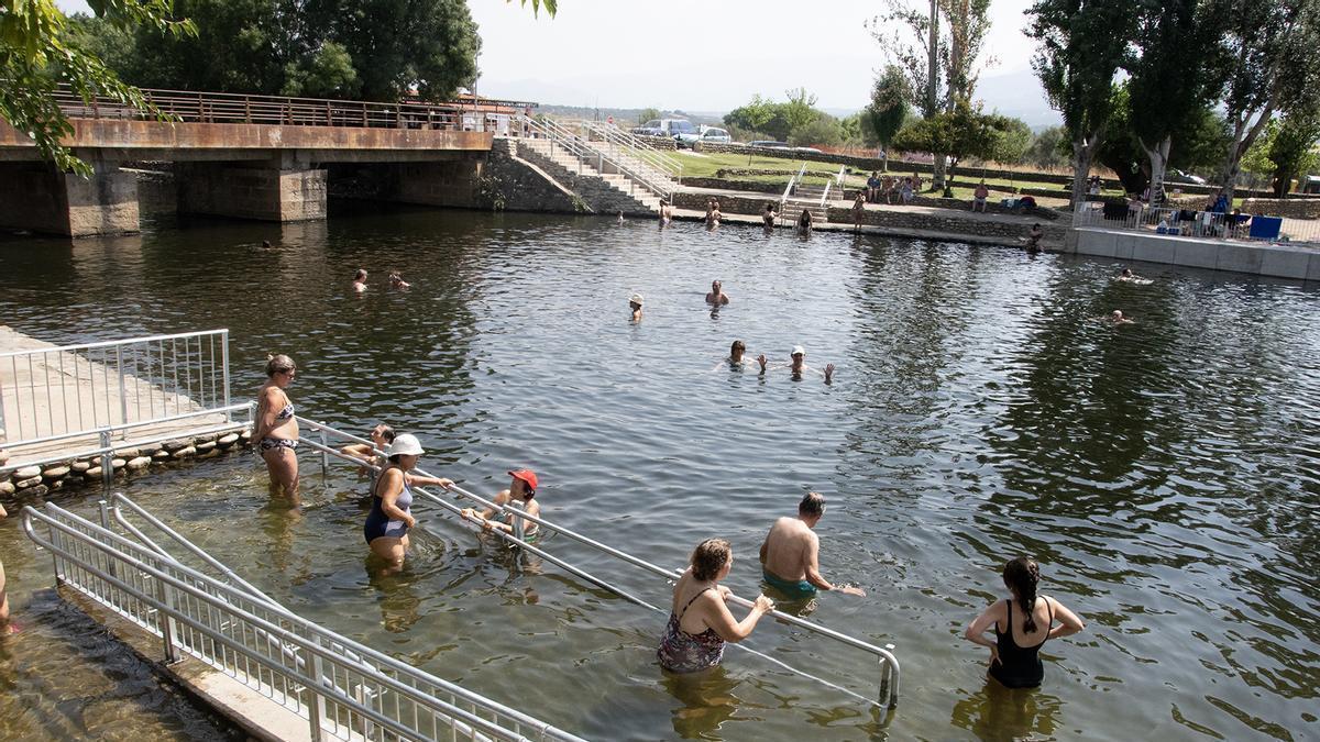 Imagen de la piscina natural de La Granja