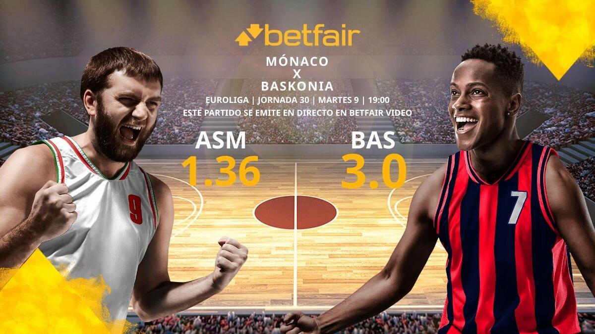 AS Mónaco vs. Baskonia Vitoria-Gasteiz: horario, TV, estadísticas, clasificación y pronósticos