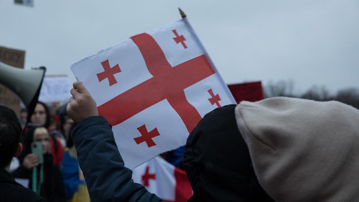 Protestas contra la ley de agentes extranjeros impulsada por el Gobierno de Georgia.