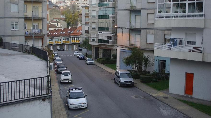 Calle Carriarico de Ourense.