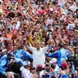 Nicolás Maduro, durante un acto de la campaña de las presidenciales.