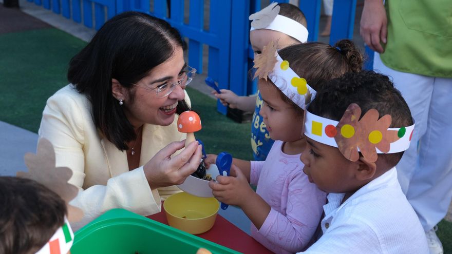 La escuelas infantiles municipales de Las Palmas de Gran Canaria cuelgan el cartel de completo con lista de espera