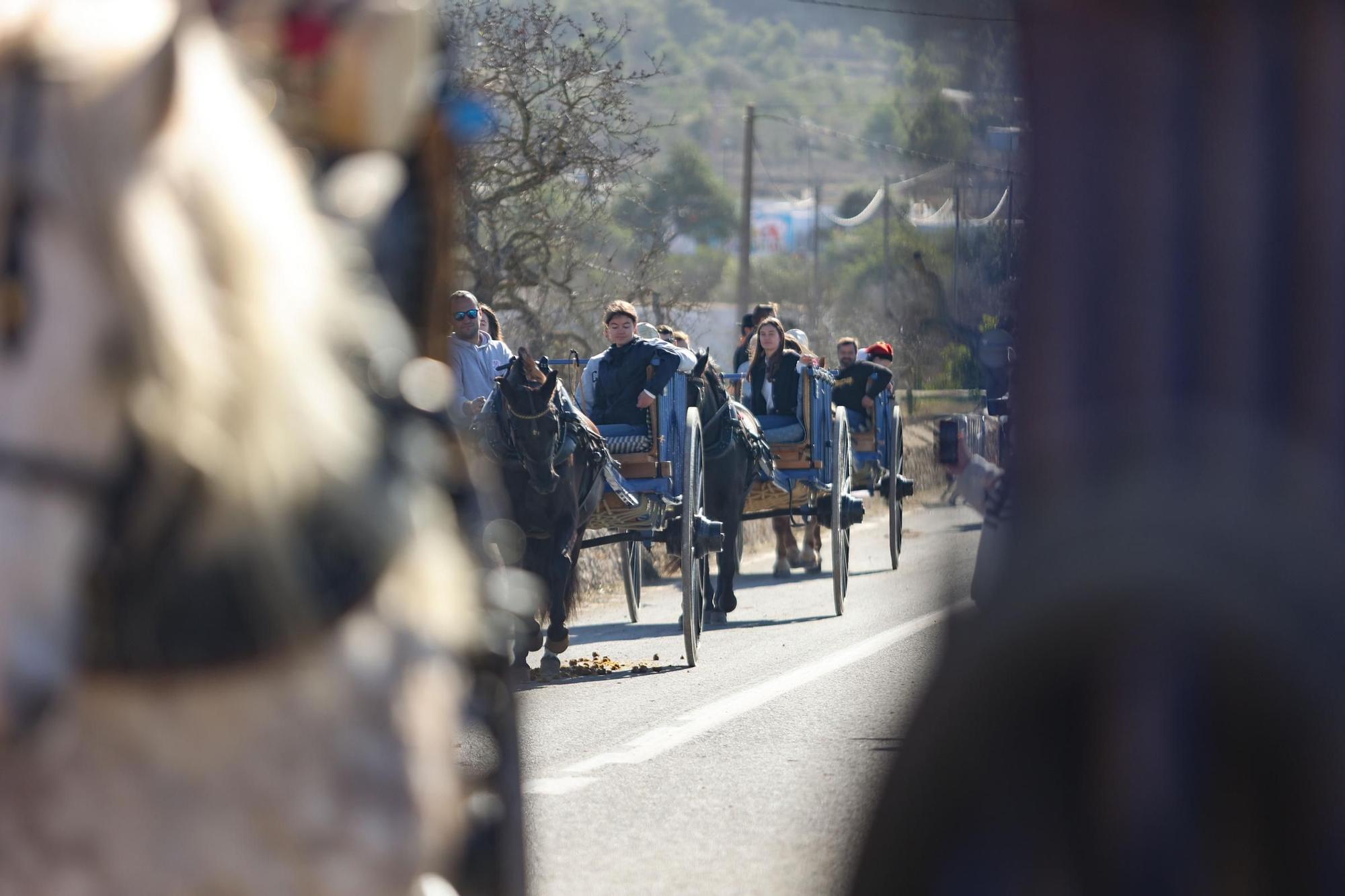 Todas las imágenes del día de Santa Inés en Ibiza