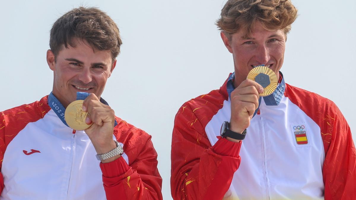 Entrevista a Botín y Trittel, campeones olímpicos de vela en los Juegos Olímpicos de París