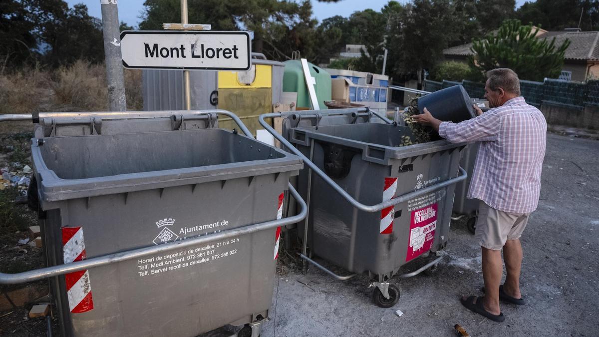 Les imatges dels contenidors on es va trobar un cadàver a Lloret de Mar