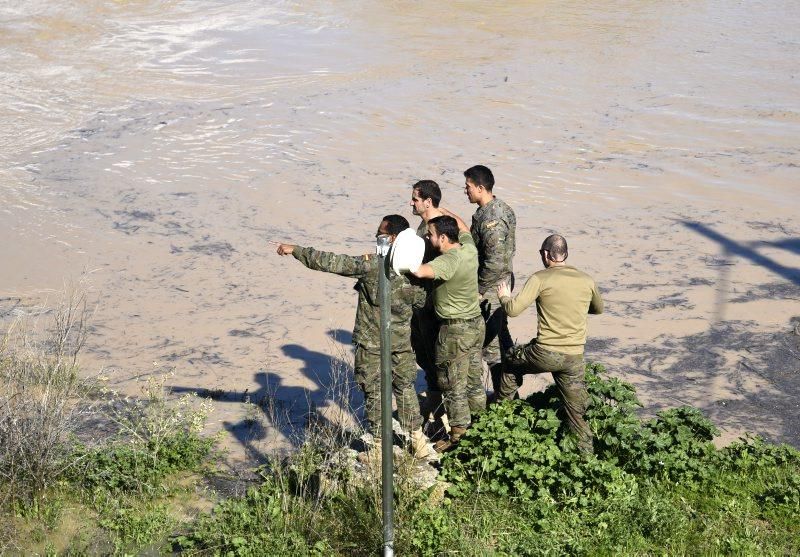 La crecida del Ebro se acerca a Zaragoza