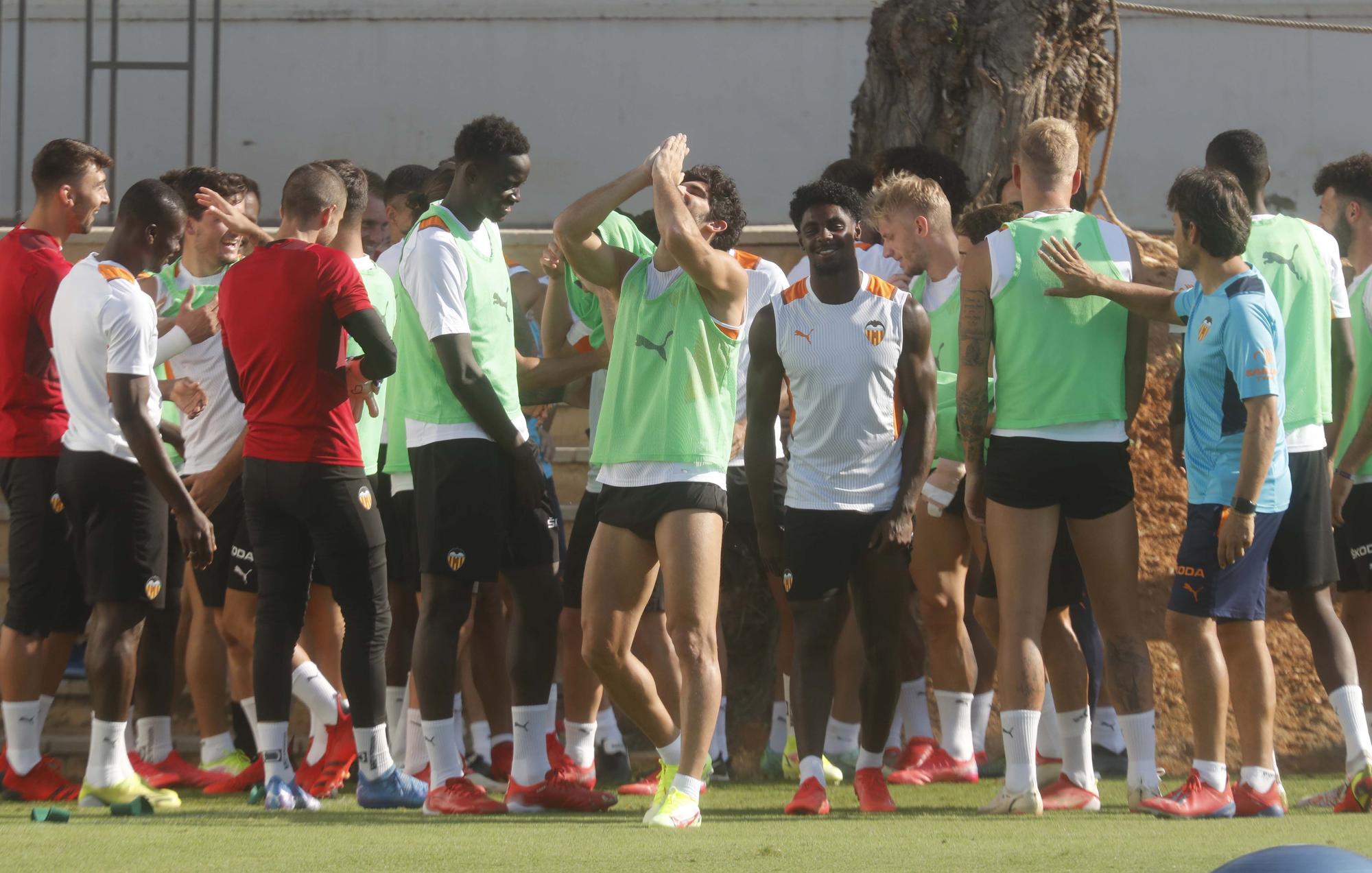 Entrenamiento matinal del Valencia CF 9-9-21