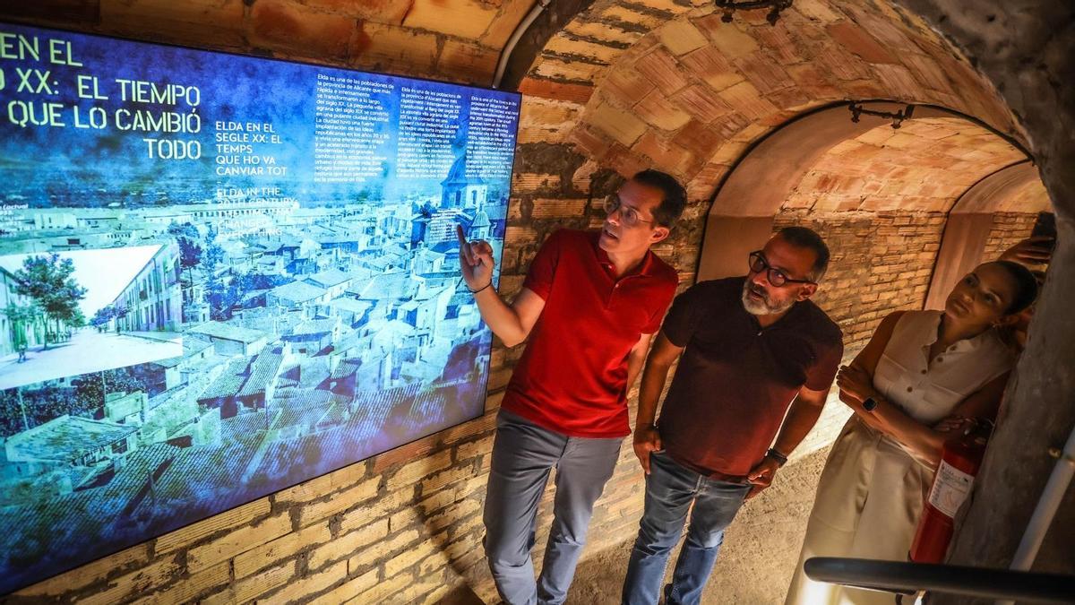 El Ayuntamiento de Elda culmina la musealización del refugio antiaéreo.