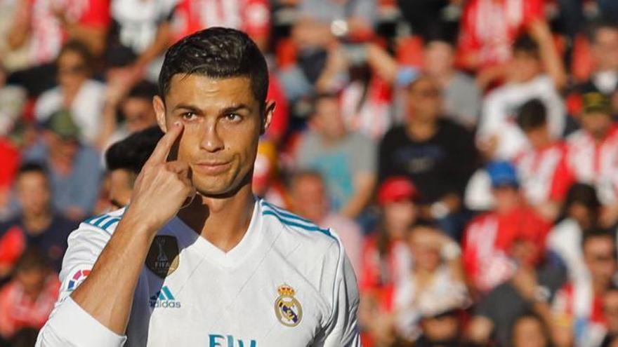 Cristiano Ronaldo, fa uns mesos a l&#039;estadi de Montilivi