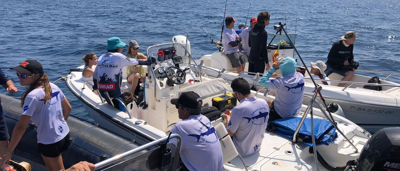 L'Associació Catalana per a una Pesca Responsable ha treballat aquest cap de setmana a les aigües del cap de Creus