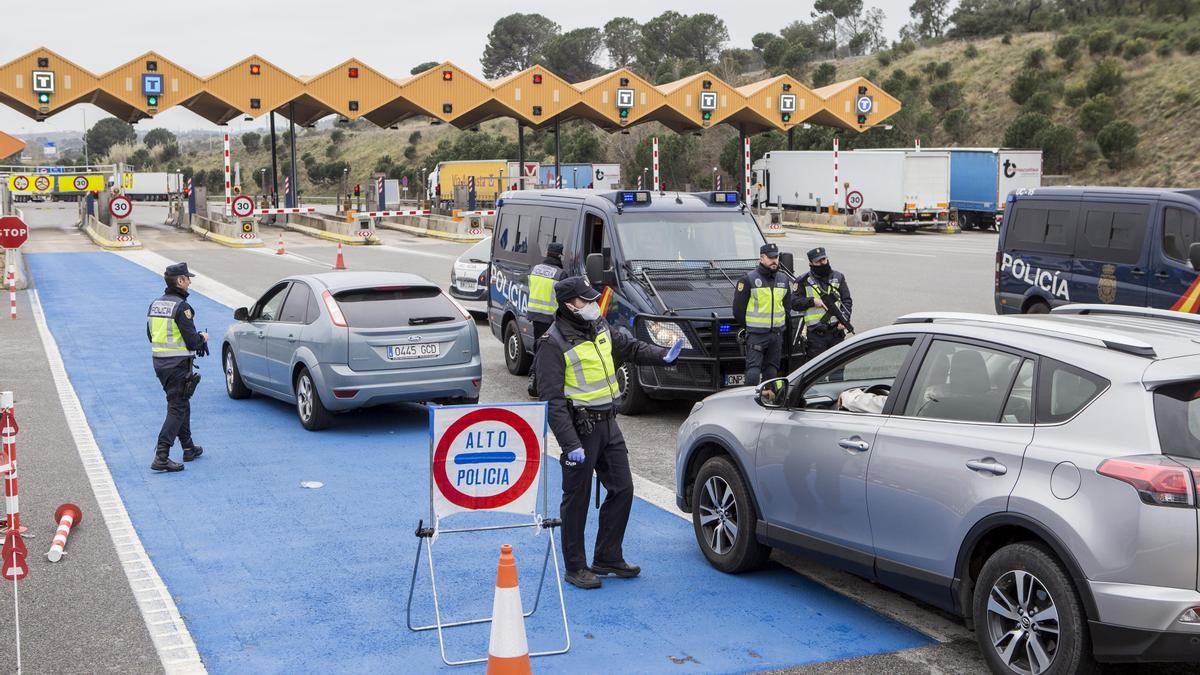 ap7 frontera la junquera controles policiales coronavirus