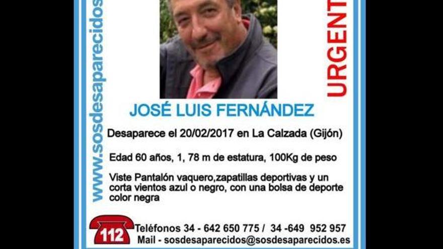 La Guardia Civil pide ayuda para localizar al gijonés desaparecido