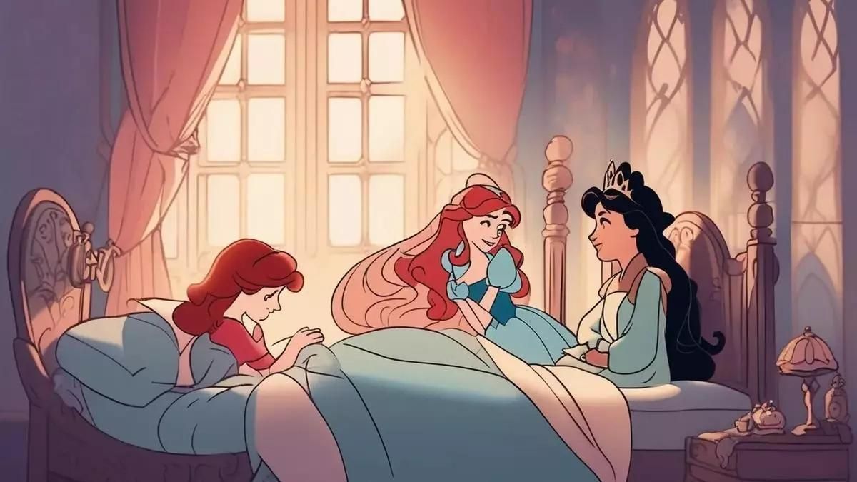 Diverses princeses de les pel·lícules de Disney.