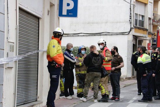 Incendi en un pis de Cassà de la Selva