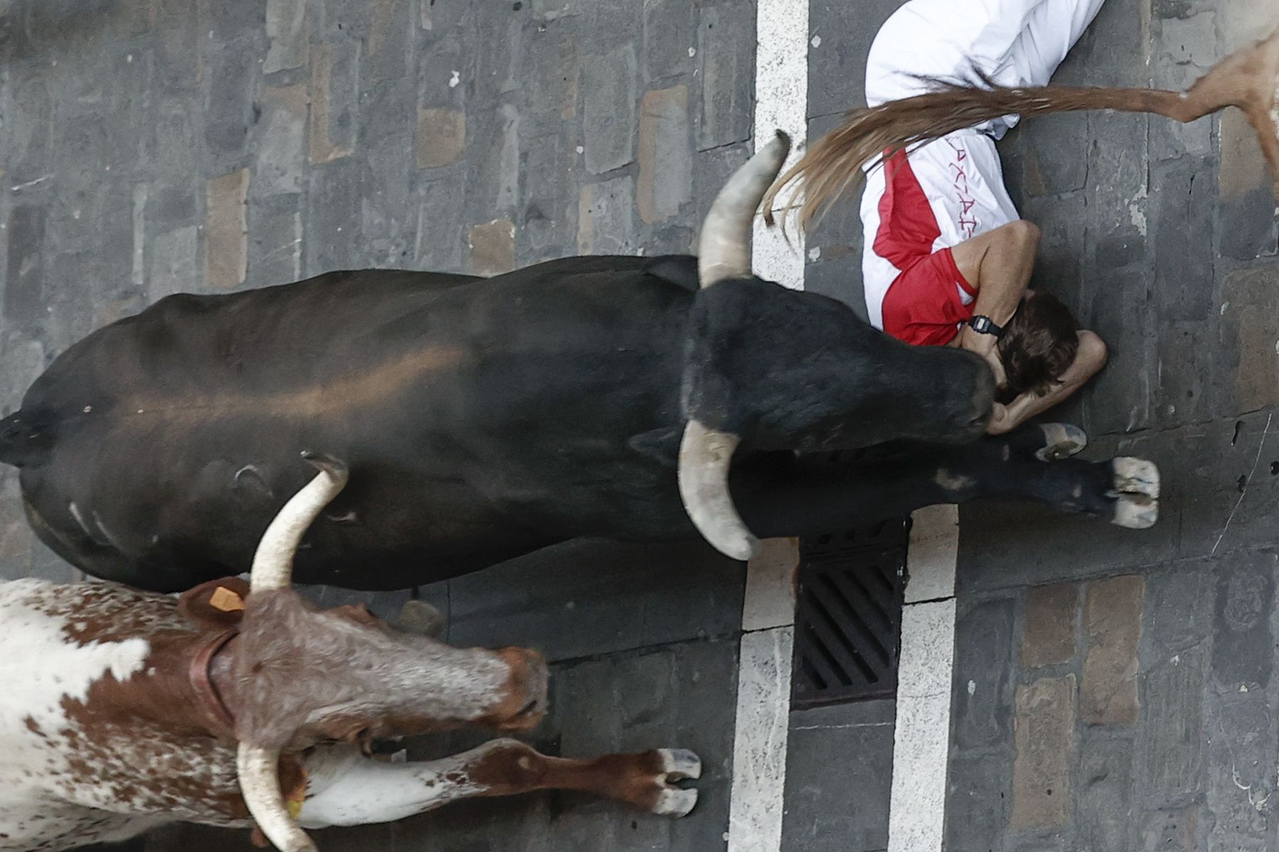 El octavo encierro de los Sanfermines 2022, en imágenes