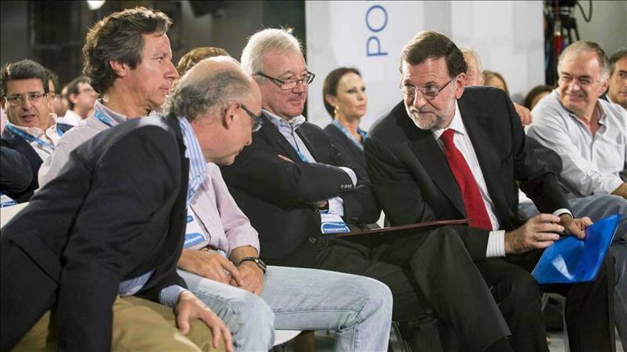 Rajoy: &quot;El sistema financiero español está estupendamente&quot;