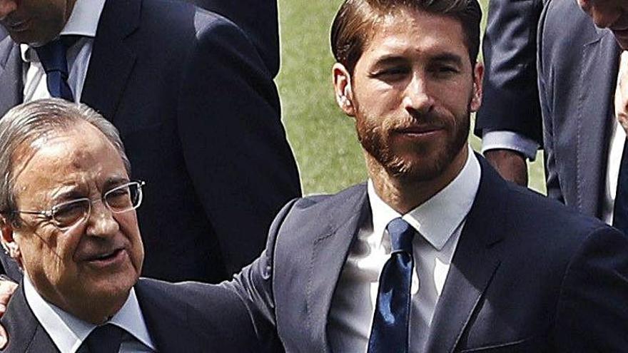 Florentino sobre la renovación de Ramos: &quot;Le quiero mucho, pero hay que ser realistas&quot;