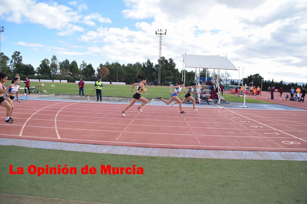 Regional absoluto y sub-23 de atletismo en Lorca (I)