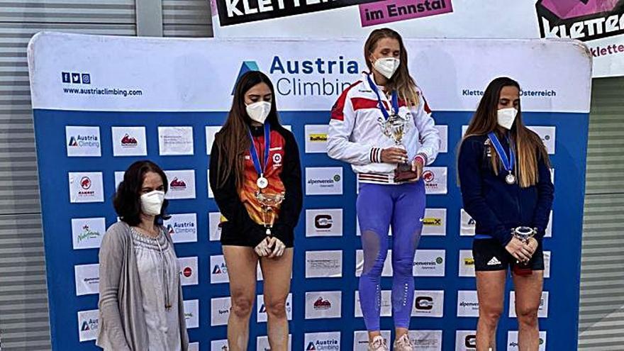 María Laborda se colgó la medalla de plata en Gaflenz (Austria).