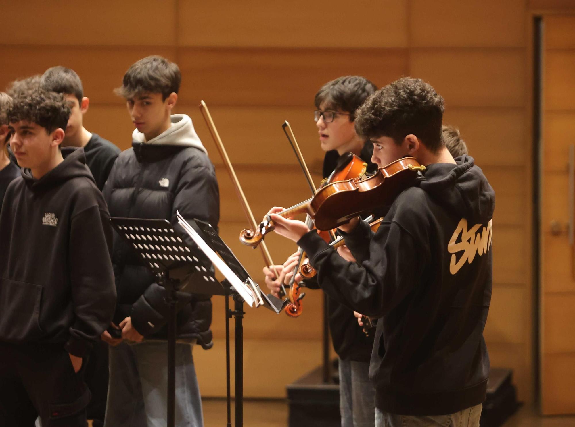 Encuentro de coros infantiles en el Conservatorio de Música de A Coruña