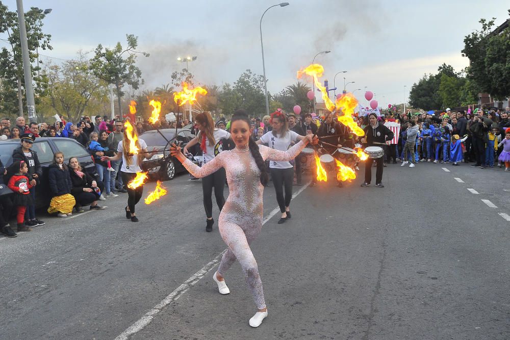 Un instante del carnaval en El Pla