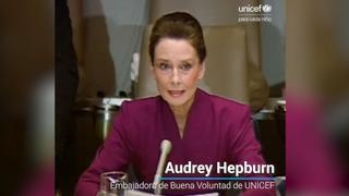 El apasionado discurso de Audrey Hepburn por los derechos de los niños | Vídeo