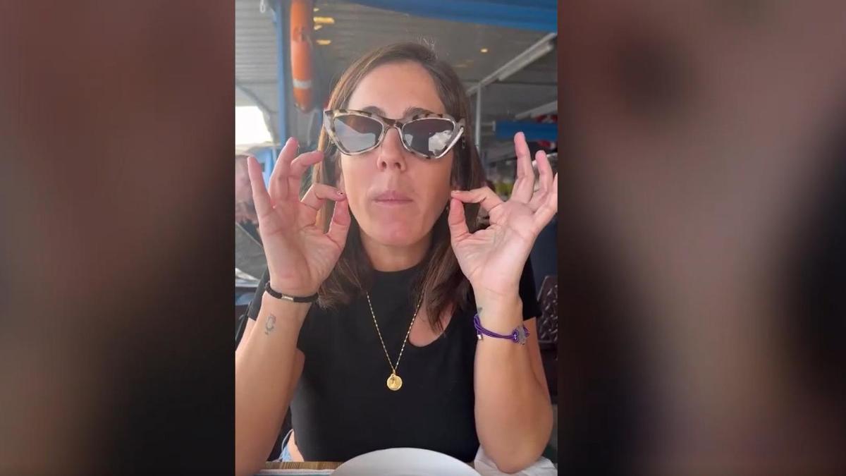 VÍDEO: Anabel Pantoja, feliz, presume en Instagram de su restaurante favorito de Gran Canaria