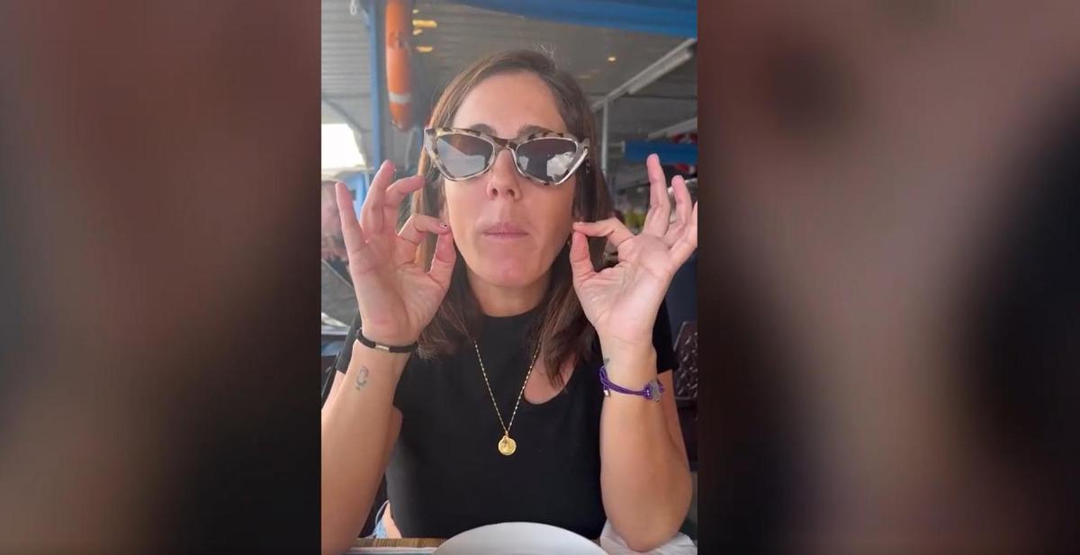 Anabel Pantoja, feliz, presume en Instagram de su restaurante favorito de Gran Canaria