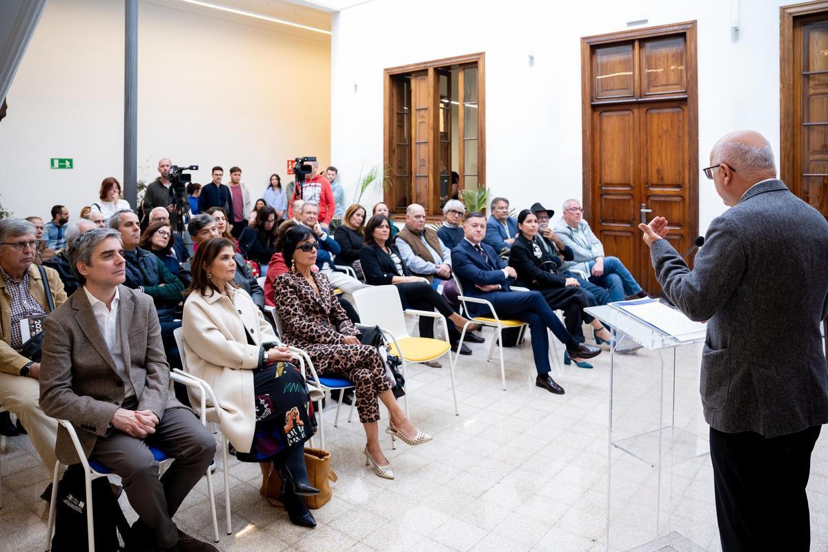 Homenaje del Cabildo de Gran Canaria a Cipriano Marín Cabrera