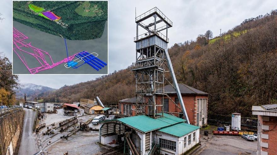 Del negru al verde nel pozu Nicolasa: l’últimu pozu que sacó carbón nes Cuenques va producir lletricidá pa 30.000 llares con enerxíes renovables