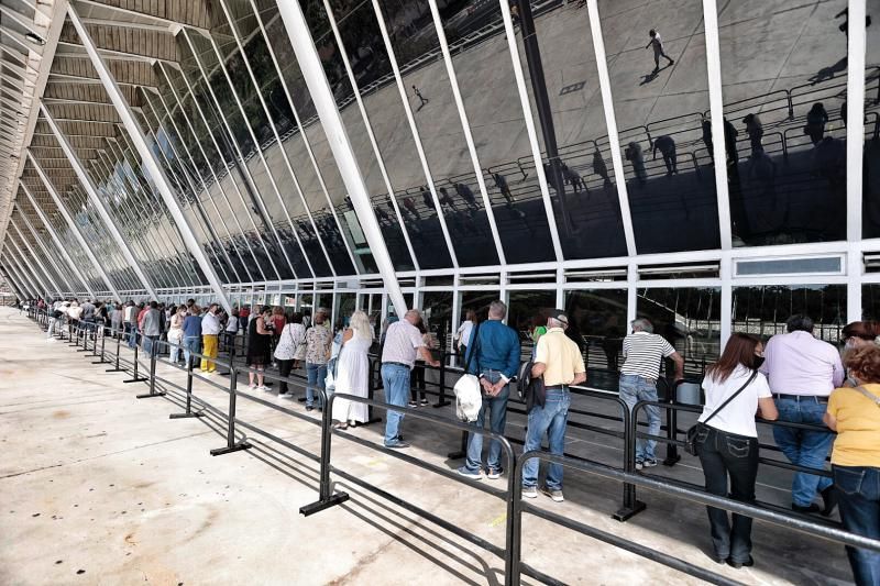 Centro de vacunación en Canarias