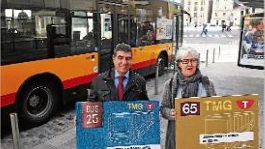 Girona impulsa la nova targeta Bus 25 perquè els joves viatgin per 0,38 euros