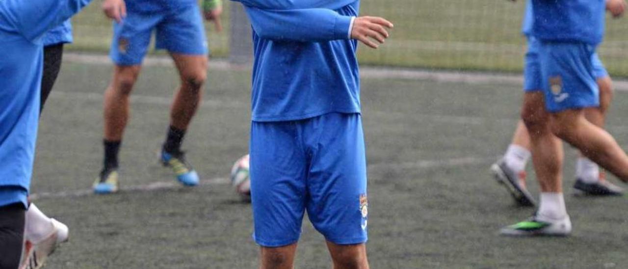 Alberto Campillo durante un entrenamiento. // Gustavo Santos