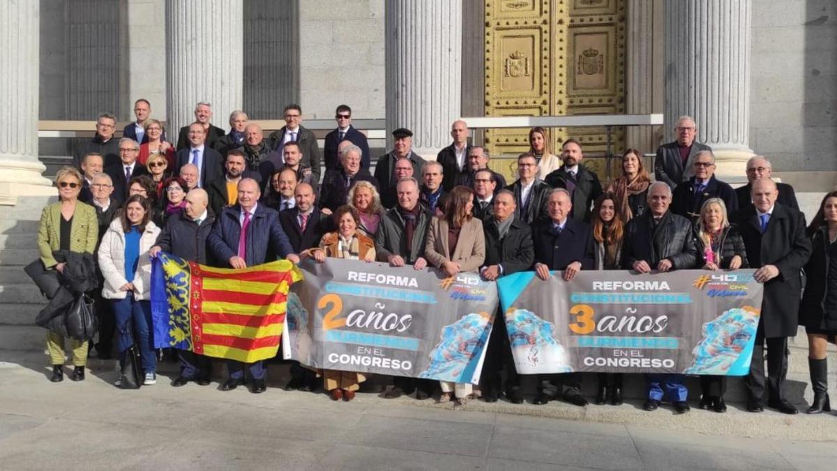 Protesta de Juristes Valencians en el congreso