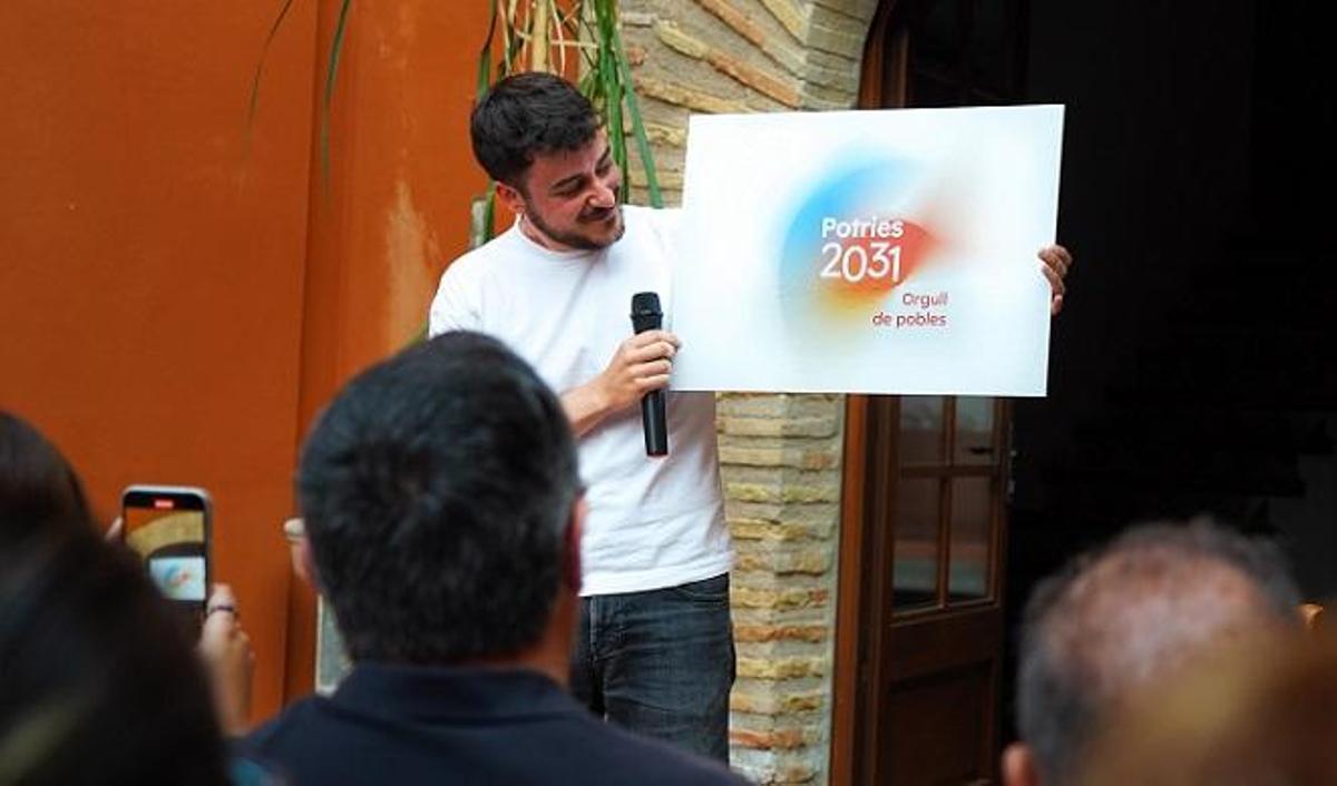 El alcalde de Potries, el día que anunció la candidatura