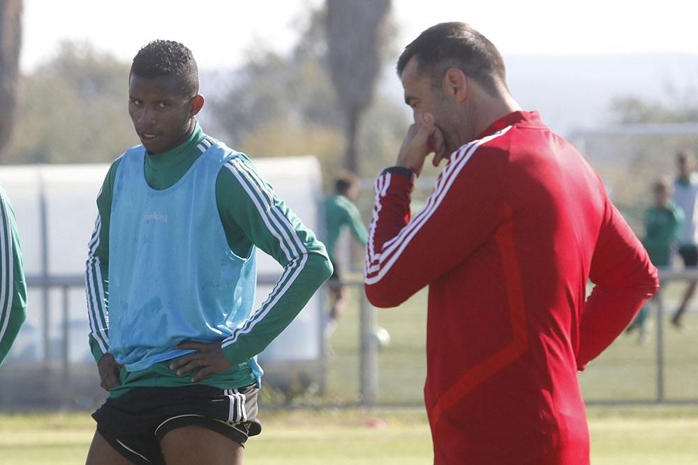 Primer entrenamiento de Raúl Agné con el Córdoba CF