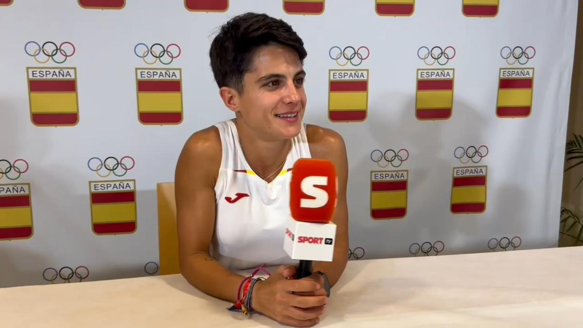 María Pérez atiende a SPORT tras su medalla de plata en los Juegos Olímpicos