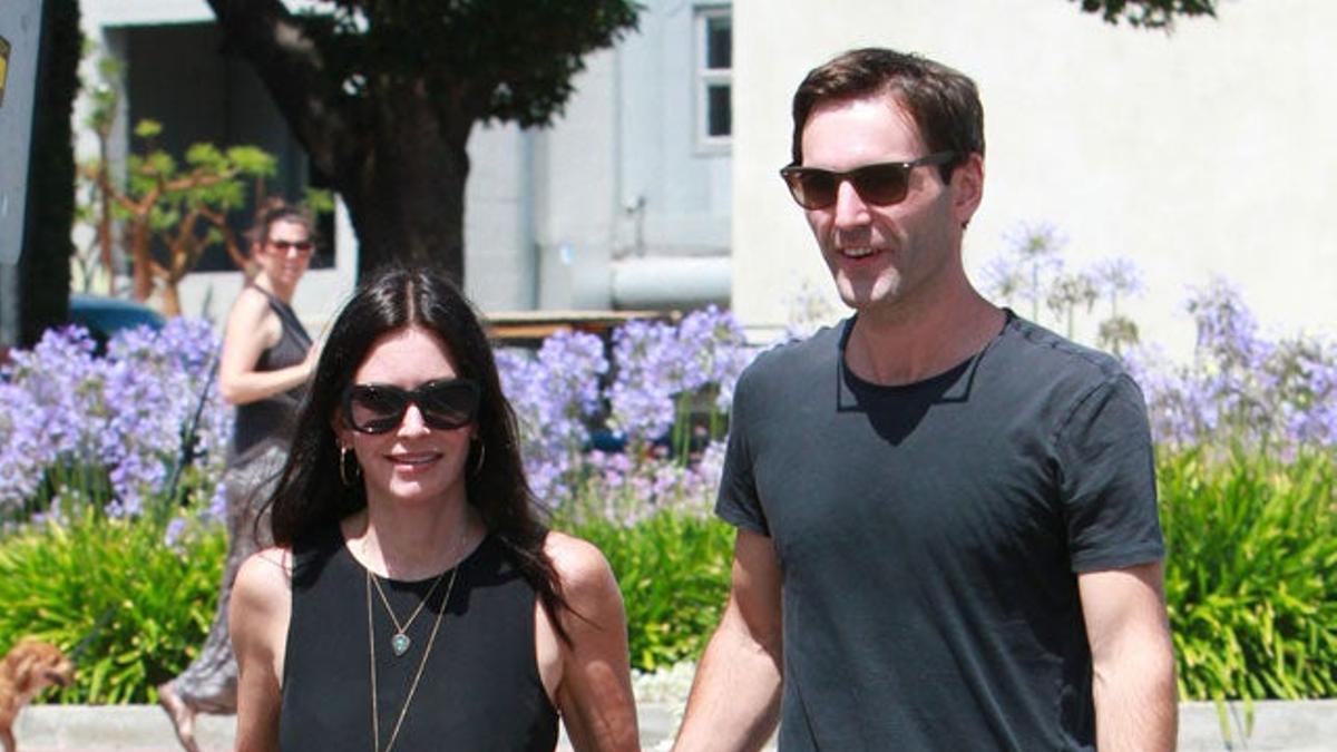 Courteney Cox, de compras con su novio