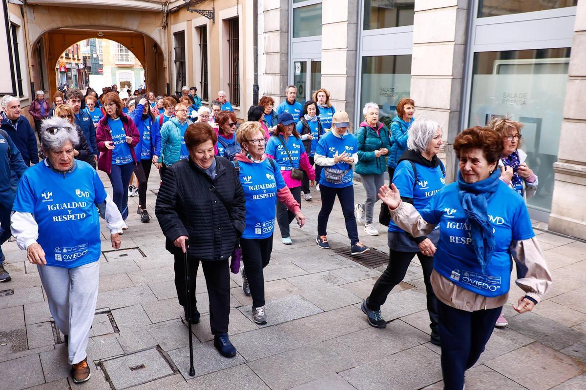 EN IMÁGENES: Marcha contra la violencia de género en Oviedo
