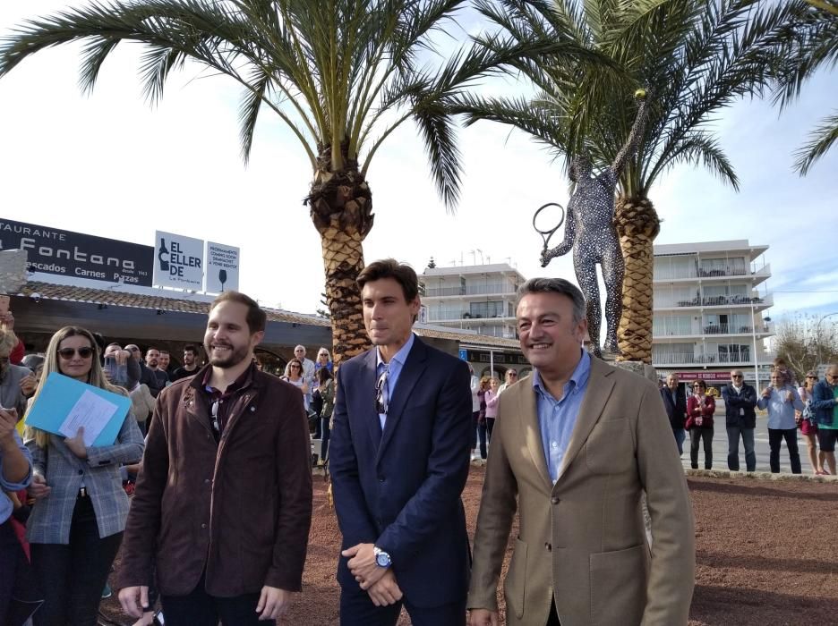 David Ferrer recibe un homenaje en su tierra, Xàbia